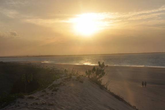 Pôr-do-sol em Galinhos - RN